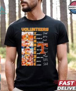 Tennessee Volunteers name and signature photo shirt