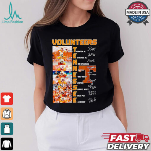 Tennessee Volunteers name and signature photo shirt