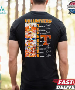 Tennessee Volunteers name and signature photo shirt