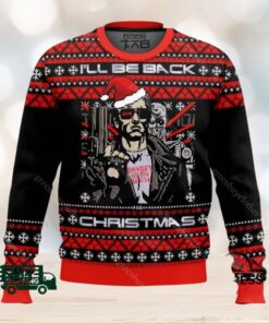 Terminator I’ll Be Back A Very Cyber Ugly Christmas Sweater