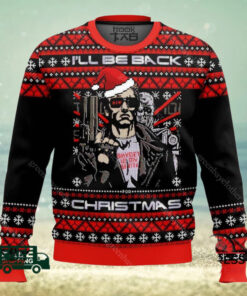 Terminator I’ll Be Back A Very Cyber Ugly Christmas Sweater