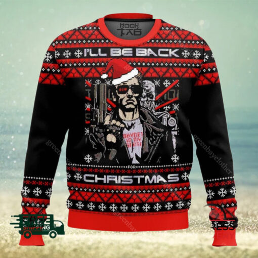 Terminator I’ll Be Back A Very Cyber Ugly Christmas Sweater