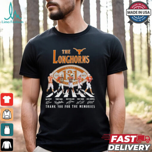 Texas Longhorns 131th Anniversary 1893 2024 Abbey Road thank you for the memories shirt