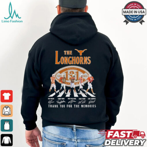 Texas Longhorns 131th Anniversary 1893 2024 Abbey Road thank you for the memories shirt