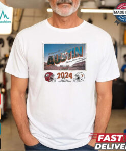 Texas Longhorns 2024 Georgia Gameday Austin Postcard Shirt