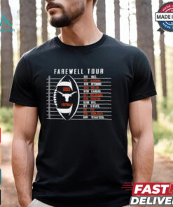 Texas Longhorns Farewell Tour T Shirt