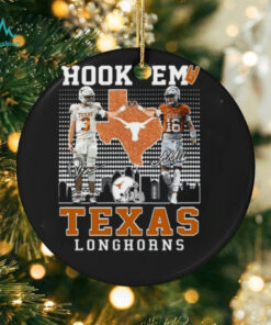 Texas Longhorns Jordan Whittington Arch Manning Hook ‘Em T Shirt