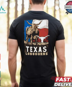 Texas Longhorns Orange Flag T Shirt