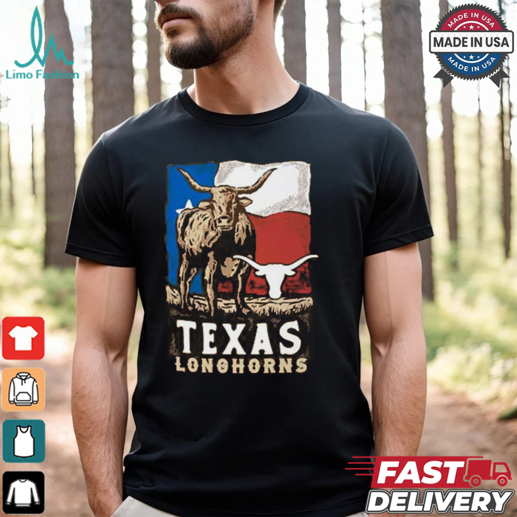 Texas Longhorns Orange Flag T Shirt Texas Longhorns Orange Flag T Shirt