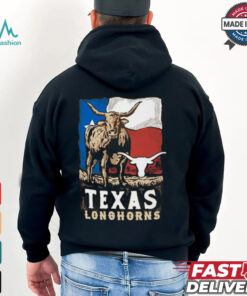 Texas Longhorns Orange Flag T Shirt