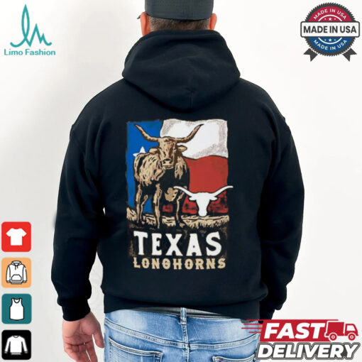 Texas Longhorns Orange Flag T Shirt