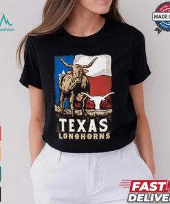 Texas Longhorns Orange Flag T Shirt