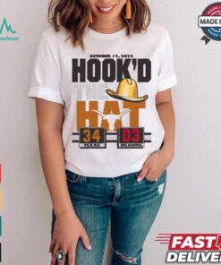 Texas Longhorns Red River Rivalry Hook’d The Hat 34 3 Score Shirt