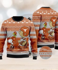 Texas Longhorns Snoopy Lover Ugly Christmas Sweater