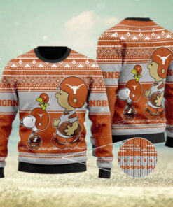 Texas Longhorns Snoopy Lover Ugly Christmas Sweater