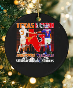 Texas Longhorns on Saturdays Texas Houston on Sundays signature shirt