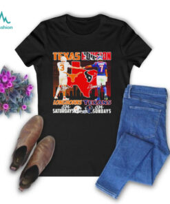 Texas Longhorns on Saturdays Texas Houston on Sundays signature shirt