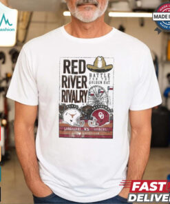 Texas Longhorns vs. Oklahoma Sooners Red River Rivalry Battle For The Golden Hat t shirt