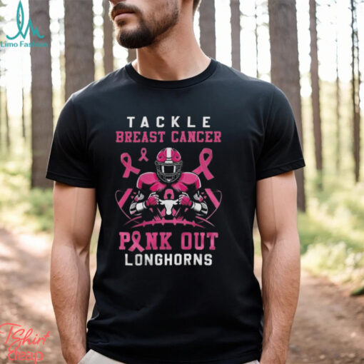 Texas Longhorns – Tackle Breast Cancer Shirt