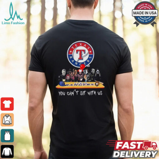 Texas Rangers MLB Horror Movies Halloween You Can’t Sit With Us 2024 Shirt