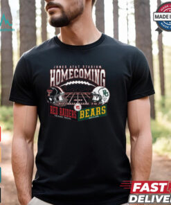 Texas Tech Red Raiders Vs Baylor Bears Helmet Jones AT&T Stadium Homecoming 2024 t shirt