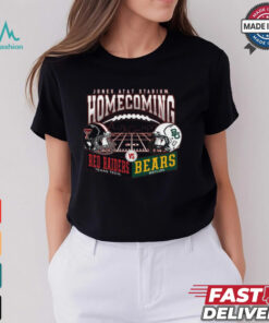 Texas Tech Red Raiders Vs Baylor Bears Helmet Jones AT&T Stadium Homecoming 2024 t shirt