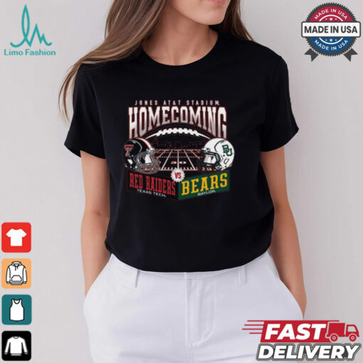 Texas Tech Red Raiders Vs Baylor Bears Helmet Jones AT&T Stadium Homecoming 2024 t shirt