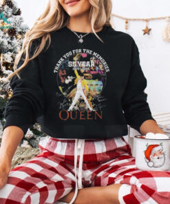 Thank You For The Memories 55 Years 1970 2025 The Queen Band T Shirt