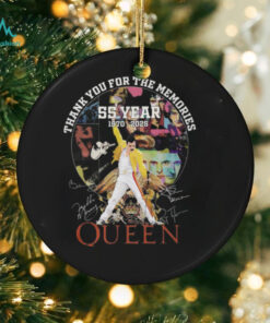 Thank You For The Memories 55 Years 1970 2025 The Queen Band T Shirt
