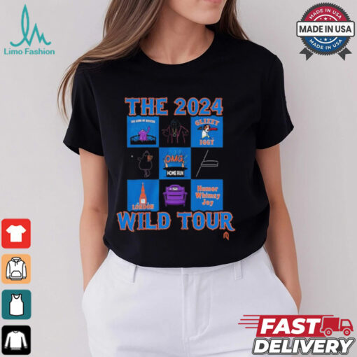 The 2024 Wild Tour #LFGM The King Of Queens, OMG Home Run New York Mets t shirt