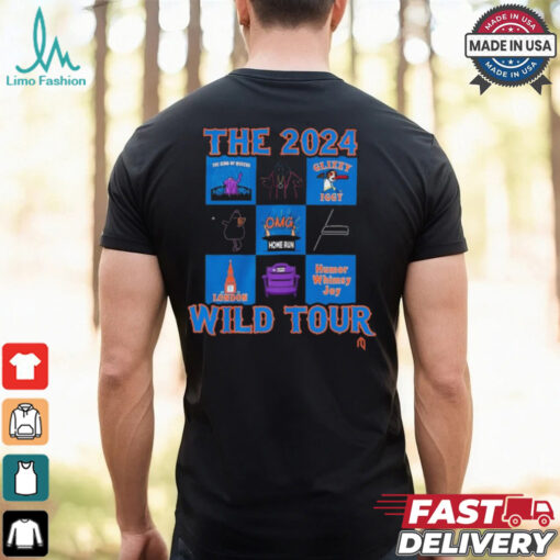 The 2024 Wild Tour #LFGM The King Of Queens, OMG Home Run New York Mets t shirt