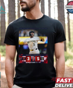 The Brewers mount an epic comeback to even up the 2024 NL WildCard Series Shirt