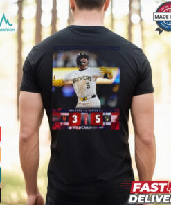 The Brewers mount an epic comeback to even up the 2024 NL WildCard Series Shirt