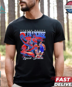 The Franchise Tyrese Maxey speed demon 76ers bootleg shirt