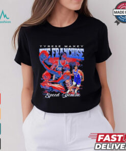 The Franchise Tyrese Maxey speed demon 76ers bootleg shirt