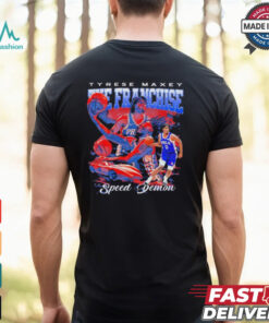 The Franchise Tyrese Maxey speed demon 76ers bootleg shirt