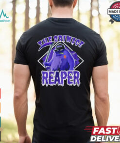 The Grimace Reaper Queens baseball parody MLB shirt