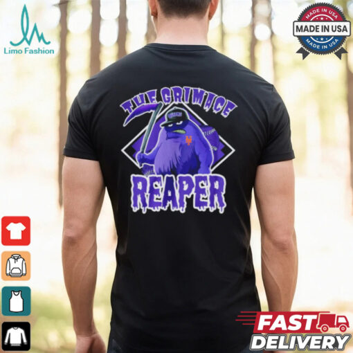 The Grimace Reaper Queens baseball parody MLB shirt