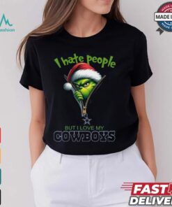 The Grinch Hate People But Love Cowboys Shirt