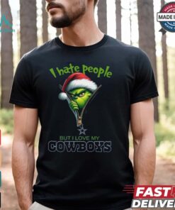 The Grinch Hate People But Love Cowboys Shirt