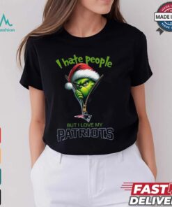 The Grinch Hate People But Love Patriots Shirt