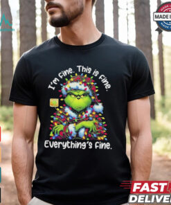 The Grinch Light I’m Fine This Is Fine Everything’s Fine Shirt