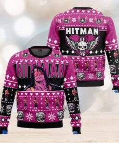 The Hitman Bret Hart Wrestler Ugly Christmas Sweater