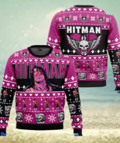 The Hitman Bret Hart Wrestler Ugly Christmas Sweater