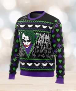 The Joker Happy Face Ugly Christmas Sweater