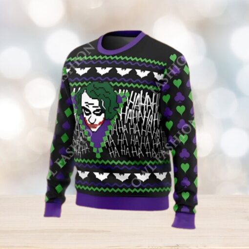 The Joker Happy Face Ugly Christmas Sweater