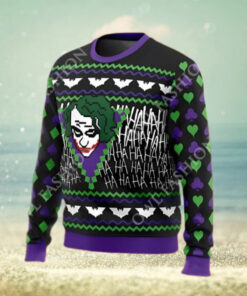 The Joker Happy Face Ugly Christmas Sweater