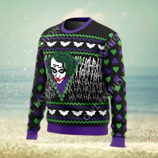 The Joker Happy Face Ugly Christmas Sweater