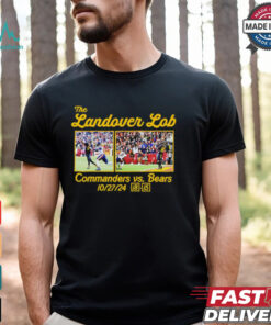 The Landover Lob Washington Commanders vs Bears 18 15 score shirt
