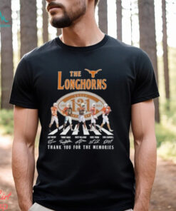 The Longhorns Abbey Road 2024 Thank You For The Memories Signatures Shirt